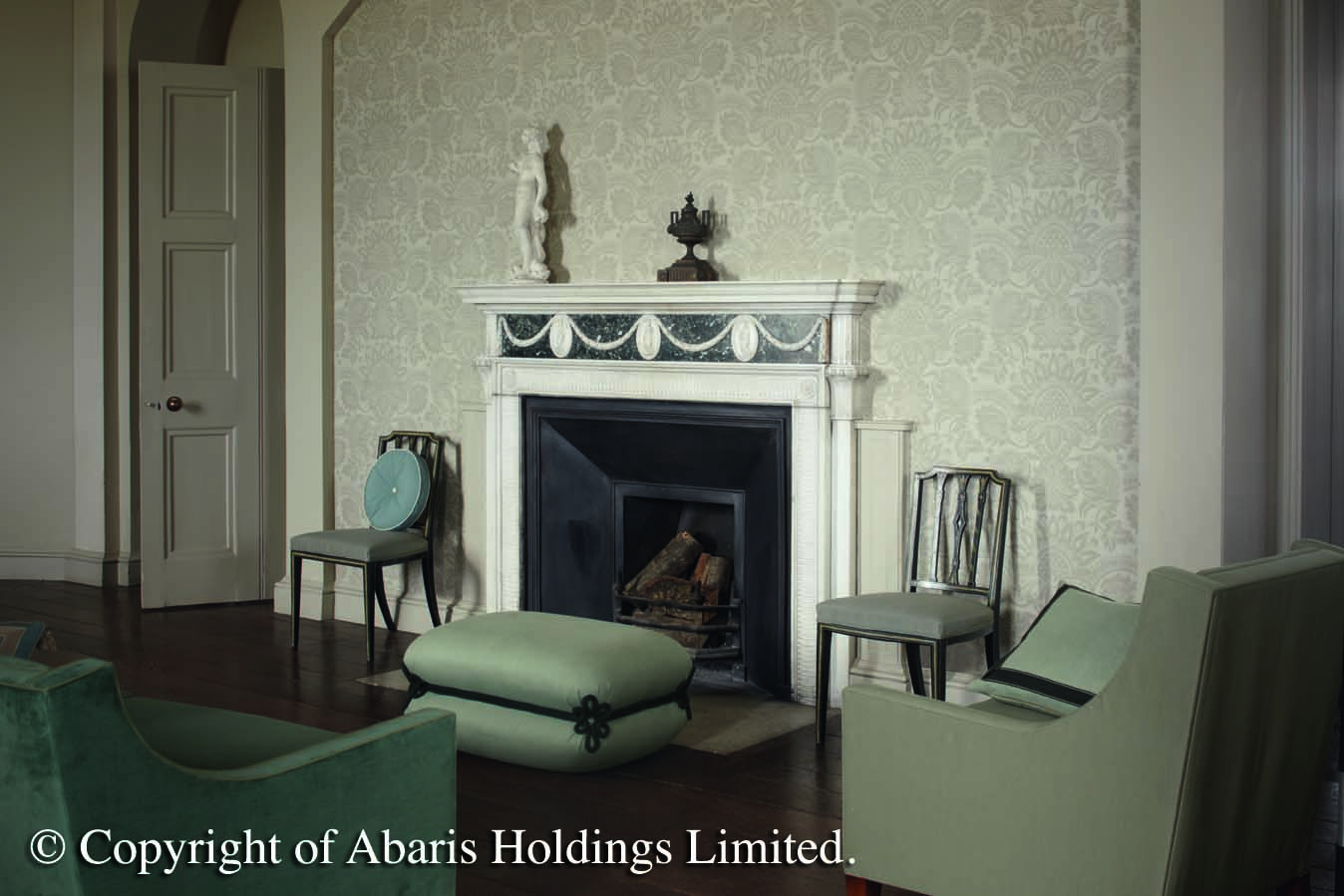 Pomegranate zoffany wallpaper, edinburgh interior design Interior