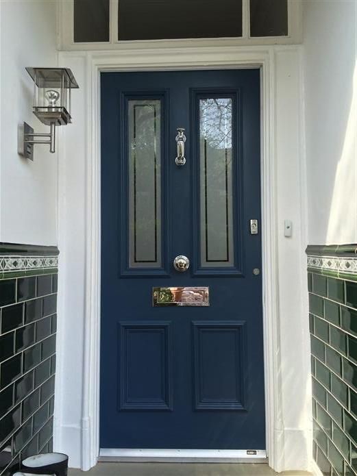 Farrow and ball blue door